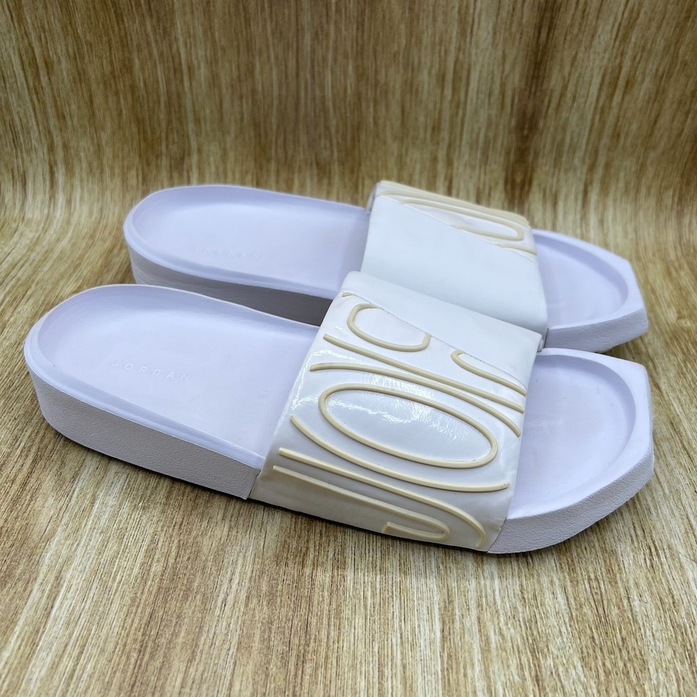 Jordan Nola Slides Women's Size‎ 10 White Sail Comfort Sandals CZ8027-100